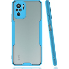 Newface Xiaomi Redmi Note 10 Kılıf Platin Silikon - Mavi