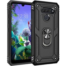 Mobify Lg Q60 Kılıf Tam Koruma Çift Katmanlı Ibiza Sert Silikon Kapak