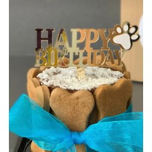Patisserie Store Köpekler Için Doğum Günü Parti Seti (Mavi) - Doğum Günü Pastası, Tasarım Pleksi, Doğum Günü Şapkası