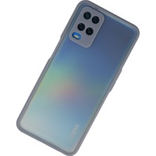 Newface Oppo A54 4g Kılıf Montreal Silikon Kapak - Gri