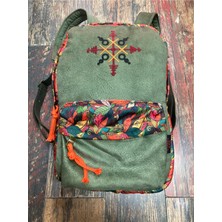 Street Bag Nubi Etnik Otantik Desenli Nakışlı Sırt Çantası Bohem Sırt Çantası Günlük Kullanım Seyehat