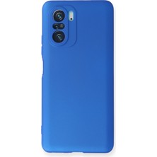 Newface Xiaomi Redmi K40 Pro Kılıf Premium Rubber Silikon - Mavi