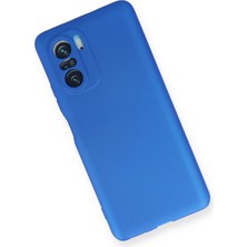 Newface Xiaomi Redmi K40 Pro Kılıf Premium Rubber Silikon - Mavi