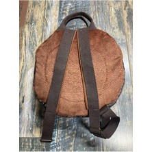 Street Bag Fargin Etnik Otantik Bohem Yuvarlak Sırt Çantası Günlük Seyehat Sırt Çantası