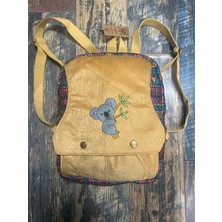 Street Bag Koala Nakışlı Etnik Otantik Bohem Sırt Çantası Günlük Seyahat Kullanım