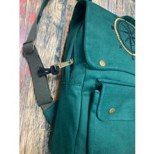 Street Bag Pusula Nakışlı Sırt Çantası Günlük Kullanım Seyahat Kamp Okul Çantası