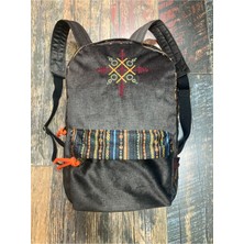 Street Bag Nubi Etnik Otantik Desenli Nakışlı Sırt Çantası Bohem Sırt Çantası Günlük Kullanım Seyehat