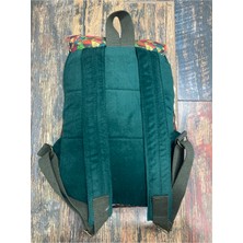 Street Bag Kapaklı Etnik Otantik Bohem Desenli Sırt Çantası Günlük Seyahat Kamp Kullanım