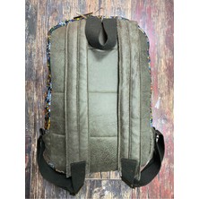 Street Bag  Hayat Ağacı Nakışlı Etnik Otantik Bohem Sırt Çantası Günlük Seyehat Kullanım