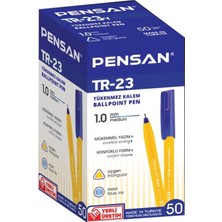 Pensan Mavi Tükenmez Kalem 50'li Kutu