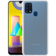 Newface Samsung Galaxy M31 Kılıf Lüx Şeffaf Silikon