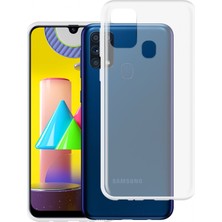 Newface Samsung Galaxy M31 Kılıf Lüx Şeffaf Silikon