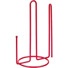 Edora Home Kırmızı Kağıt Rulo Havluluk Ayraçlı - Metal Paslanmaz