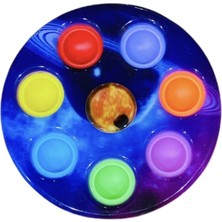 Alışveriş Devi  Pop It Stres Çarkı Ufo Galaxi Renk Fidget 7 Popit Li Push Bubble