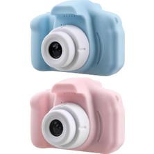 Makro Teknolojim Çocuk Fotoğraf Makinesi Mini Fotoğraf Makinesi 1080P Hd Selfie Kamera