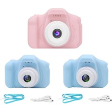 Makro Teknolojim Çocuk Fotoğraf Makinesi Mini Fotoğraf Makinesi 1080P Hd Selfie Kamera