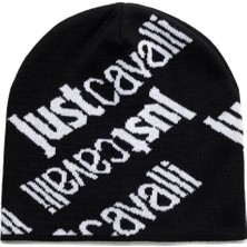 Just Cavalli Siyah - Beyaz Kadın Bere 75RAZK02
