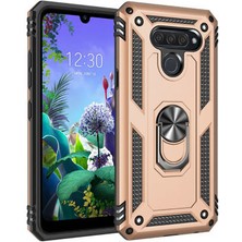 Mobify Lg Q60 Kılıf Tam Koruma Çift Katmanlı Ibiza Sert Silikon Kapak