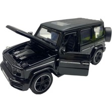 Hepsilazım Mercedes G63 Jip Metal Oyuncak Araba Sesli G 63 Jip Işıklı Çek Bırak Model Araç 15-Cm