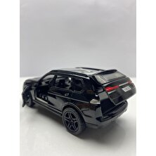 Hepsilazım Diecast, Metal Oyuncak Araba Bmw X7 Jip 12.5 cm Çek Bırak Model Araba Bagaj Açılır