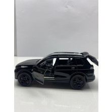 Hepsilazım Diecast, Metal Oyuncak Araba Bmw X7 Jip 12.5 cm Çek Bırak Model Araba Bagaj Açılır