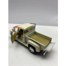 Hepsilazım Diecast,metal Model Oyuncak Araba Ford F-100 Pick Up Çek Bırak Lisanslı 1:36 Ölçek Araba