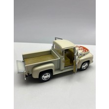 Hepsilazım Diecast,metal Model Oyuncak Araba Ford F-100 Pick Up Çek Bırak Lisanslı 1:36 Ölçek Araba