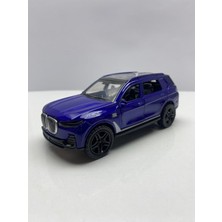 Hepsilazım Die Cast Bmw X7 Metal Oyuncak Araba Jip 12 cm Model Araç Bmw Ix XDRIVE50 Kapılar-Bagaj Açılır