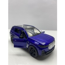 Hepsilazım Die Cast Bmw X7 Metal Oyuncak Araba Jip 12 cm Model Araç Bmw Ix XDRIVE50 Kapılar-Bagaj Açılır