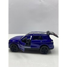 Hepsilazım Die Cast Bmw X7 Metal Oyuncak Araba Jip 12 cm Model Araç Bmw Ix XDRIVE50 Kapılar-Bagaj Açılır