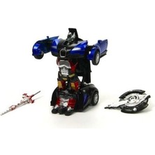 Hepsilazım Transformers Robot Oyuncak Çek Bırak 13 cm Kendinden Robota Dönüşebilen Araba Bugatti