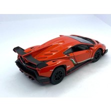 Hepsilazım Lamborghini Veneno Çek Bırak 5inch. Lisanslı Model Araba, Oyuncak Araba 1:36