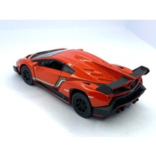 Hepsilazım Lamborghini Veneno Çek Bırak 5inch. Lisanslı Model Araba, Oyuncak Araba 1:36