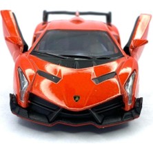 Hepsilazım Lamborghini Veneno Çek Bırak 5inch. Lisanslı Model Araba, Oyuncak Araba 1:36