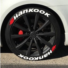 AS Tuning Hankook 3D Lastik Yazısı Beyaz