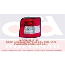 Mars Stop Lambası Duysuz Sol Tek Kapı Partner-Berlıngo 06 6350.CY