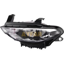 Ayfar Far Motorlu Siyah Çerçeveli Sol Fıat Egea 15 52145166-52113625