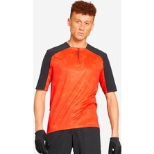 Decathlon Rockrider Kısa Kollu Dağ Bisikleti Forması - Kırmızı - Expl 500