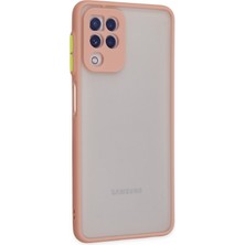 Newface Samsung Galaxy M22 Kılıf Montreal Silikon Kapak - Pembe 277097