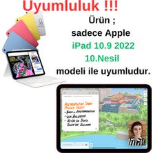 Coolacs Apple iPad 10.9 2022 (10.nesil) ile Uyumlu Yüksek Korumalı Askı Kayışlı Tablet  Silikon Kılıf