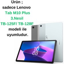 Coolacs Lenovo Tab M10 Plus TB-125F/128F (3.nesil) Uyumlu Yüksek Korumalı Askı Kayışlı Tablet  Silikon Kılıf