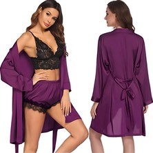 Erotixen Şort, Bralet, Sabahlık Takımı Fantezi Kostüm Fantezi Giyim Gecelik