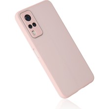 Newface Vivo Y53S Kılıf Glass Kapak - Pembe 277097