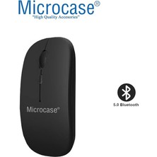 Microcase Huawei Matepad 11 2023 Tablet Bluetooth Klavye ve Mouse + Standlı Kılıf -Bkk6