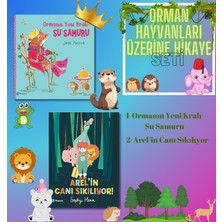 Pearson Çocuk Kitapları - Orman Hayvanları Üzerine Hikaye Seti (Ormanın Yeni Kralı: Su Samuru - Arel'in Canı Sıkılıyor)