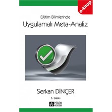 Eğitim Bilimlerinde Uygulamalı Meta-Analiz (e-kitap)