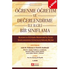 Öğrenme Öğretim ve Değerlendirme ile İlgili Bir Sınıflama (e-kita