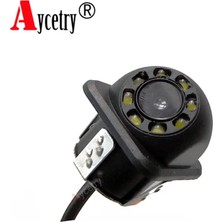 Cdwishbest Arka Görüş Kamerası Aycetry! Evrensel Ccd Hd Renkli Otopark Dikiz Kamerası 8 LED Gece Görüş Su Geçirmez Ters Otomatik Araba Geri Görüş Kamerası Kamerası (Yurt Dışından)