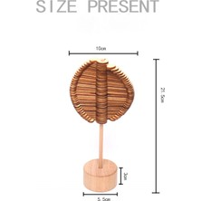 Zljnx Ahşap Lolipop Stres Giderici Oyuncak, 2023 Yeni Sihirli Dönen Lolipop Iplik Değnek Dekompresyon Oyuncakları Macaron (Yurt Dışından)