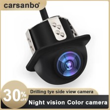 Cdwishbest 12V Tarzı No.3 Boyutu Dikiz Kamerası Geri Vites Oto Park Ters Dikiz Kamera Işık Gece Görüş Araba Arka Görüş Kameraları Su Geçirmez 4 LED Kamera (Yurt Dışından)